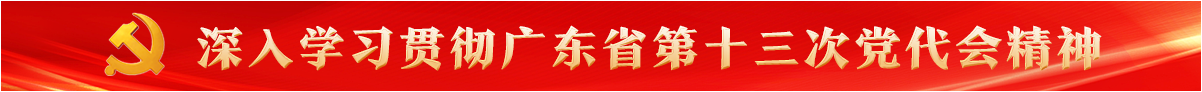 学习贯彻广东省第十三次党代会精神